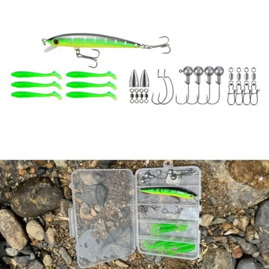 Telescopic Carbon Fiber Fishing Rod Set With Spinning Reels Carrier