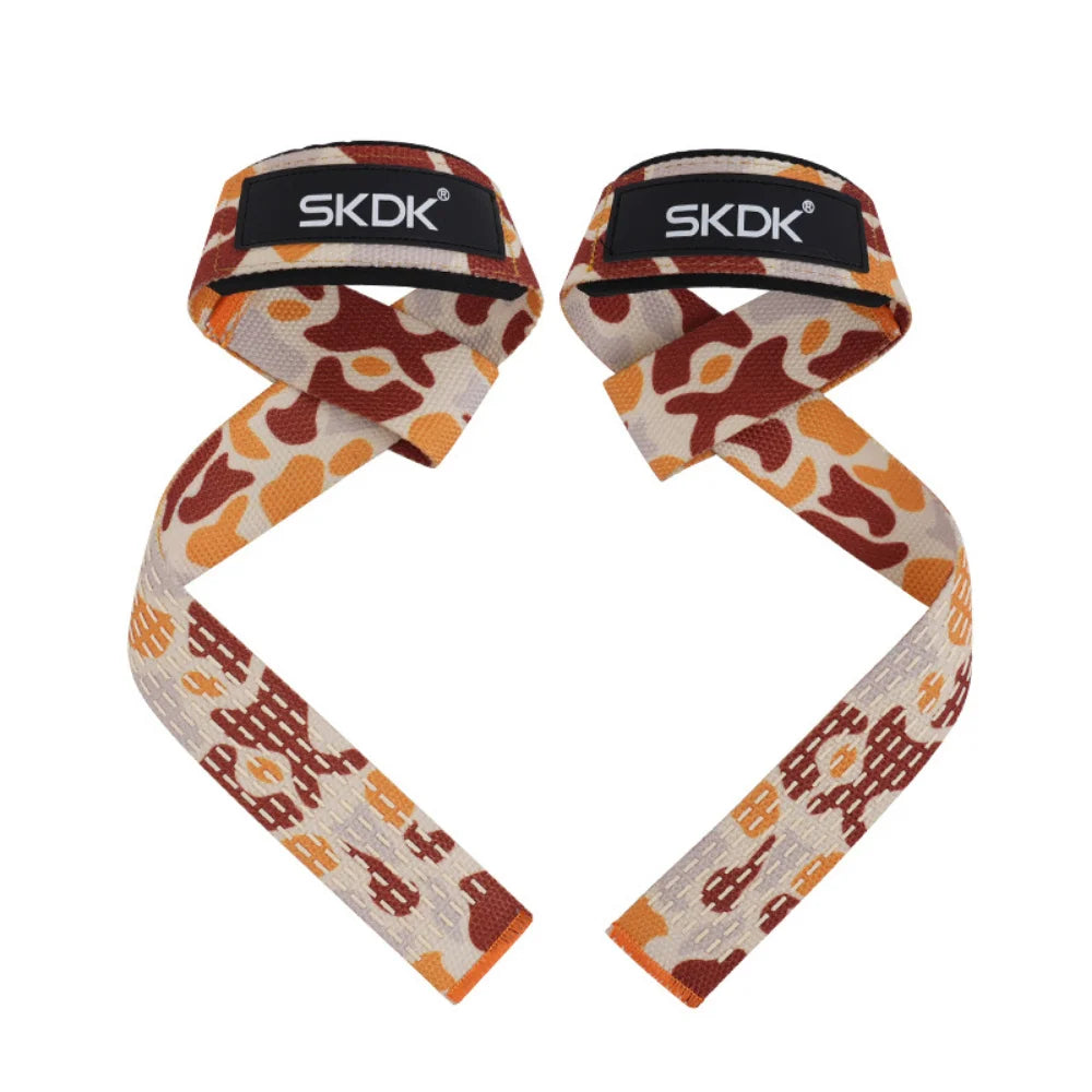 Lostook Weightlifting Wrist Straps Adjustable Non Slip Grip 2 Pcs