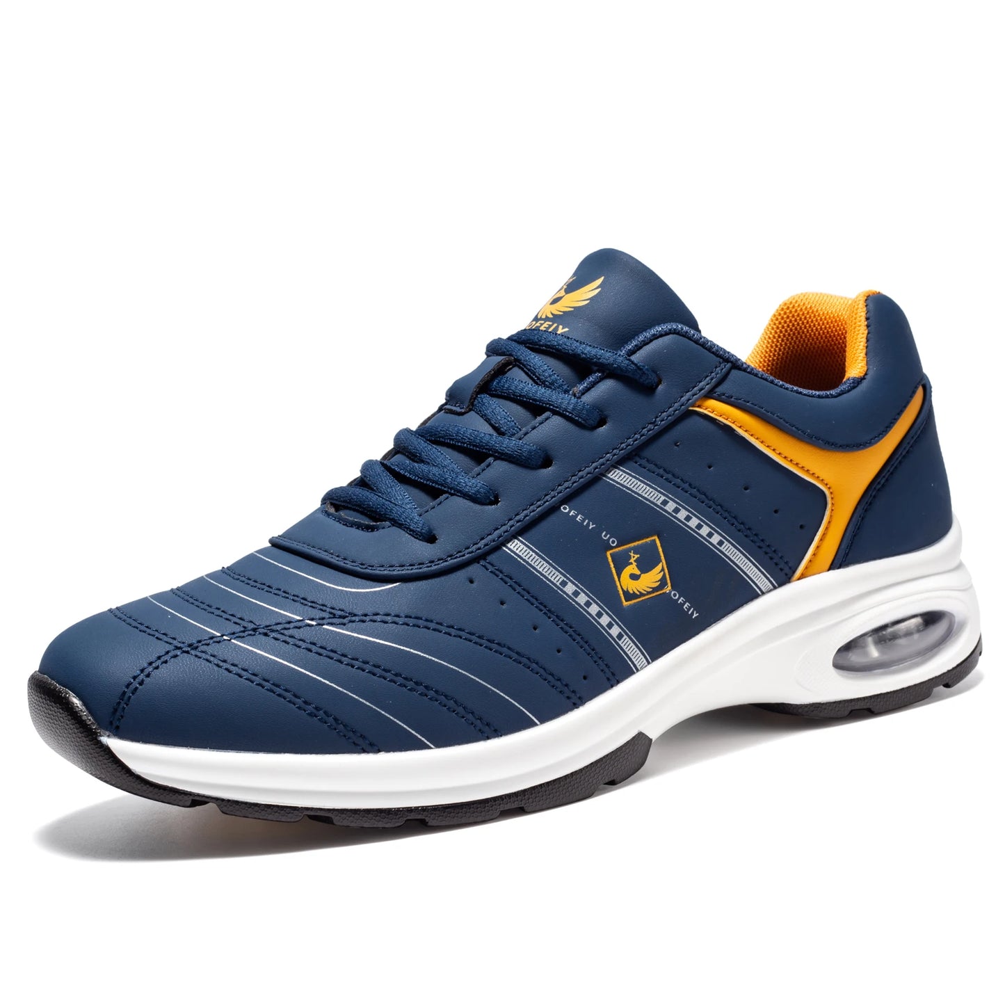 Men's Golf Shoes Leather Breathable Training Sneakers