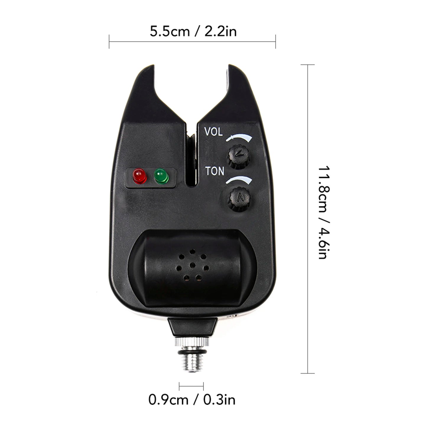 Lixada Fishing Rod Pod Stand Adjustable Retractable Carp Holder Fishing Pole Pod Stand with 3 Bite Alarms and Swingers Indicator