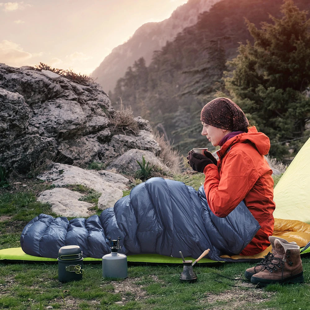 Kamperbox Ultralight Duck Down Sleeping Bag For Outdoor Camping
