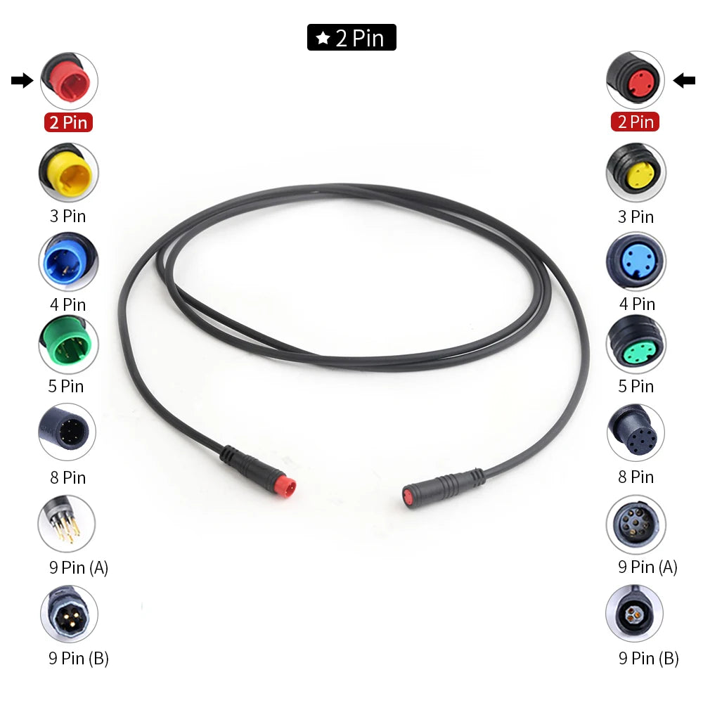 Bafang Waterproof Electric Bike Cable Set for DIY Conversions