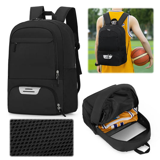 Basketball Backpack Large Sports Bag with Shoe Compartment Sports Backpack Multi-pockets Laptop Backpack for Soccer Volleyball