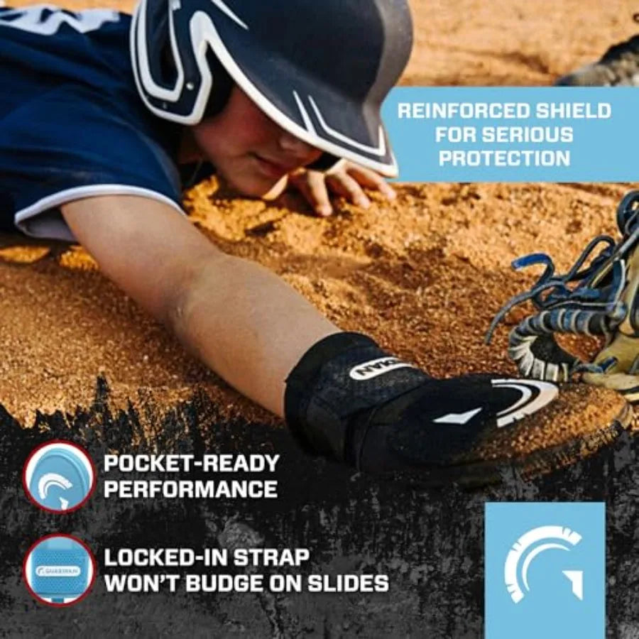 Sliding Mitt Baseball Glove With Elastic Compression Strap