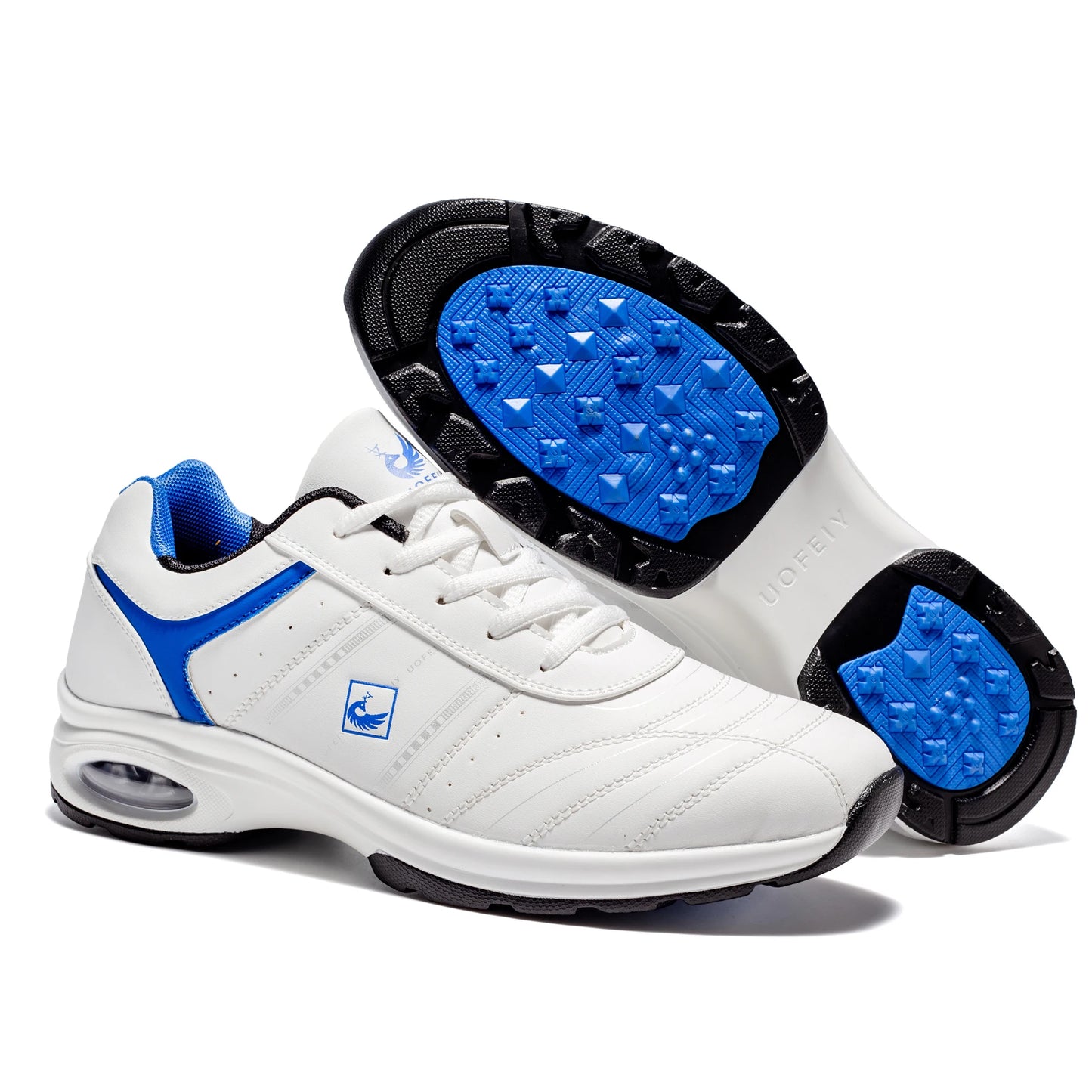 Men's Golf Shoes Leather Breathable Training Sneakers